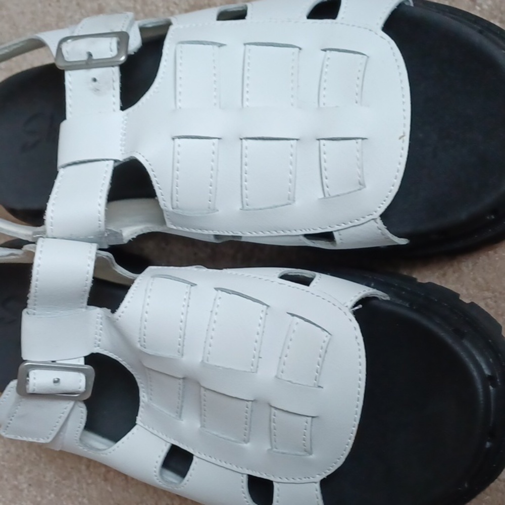 WS1- Skechers Women's White Fisherman Sandal - sz 9 Medium- NWOT - Picture 4 of 13